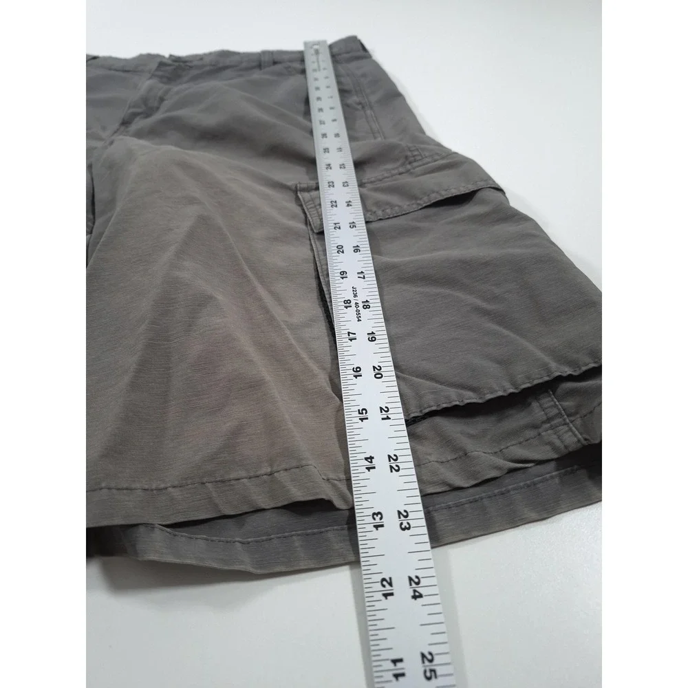 VTG Levis SilverTab Cargo Shorts Youth XL Gray Nylon 12